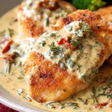 Chicken In Basil Cream Sauce