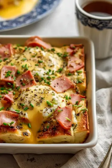 Eggs Benedict Casserole (With Overnight Option)