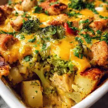 Chicken Broccoli Potato Casserole