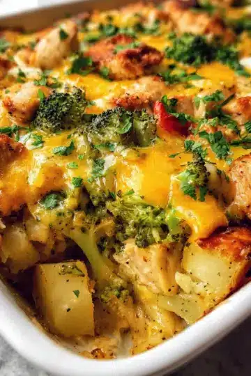 Chicken Broccoli Potato Casserole