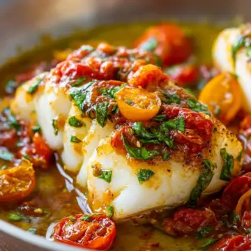 How to Make Pan-Seared Cod with Tomato Basil Sauce