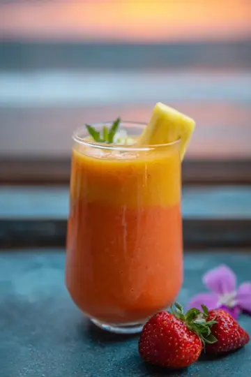 Sunrise Sunset Tropical Smoothie Recipe