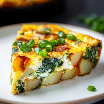 Potato and Spinach Frittata