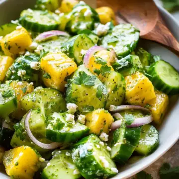 Cucumber Pineapple Salad