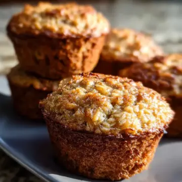 One-Bowl Moist Banana Oatmeal Muffins
