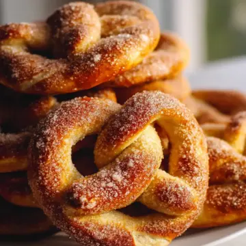 Delicious Cinnamon Sugar Soft Pretzels Recipe You’ll Love!