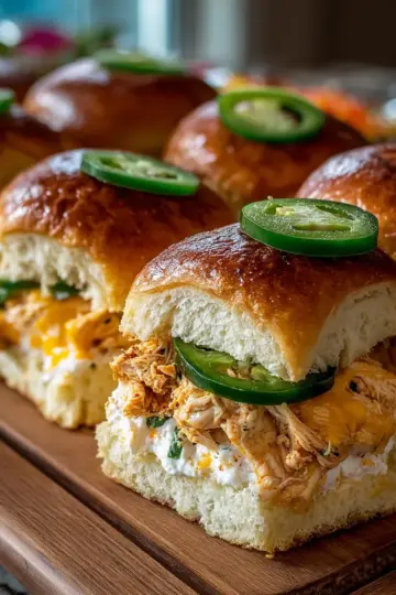 Jalapeno Chicken Sliders