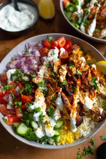 Chicken Shawarma Bowls