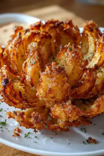 Crispy Air Fryer Blooming Onion