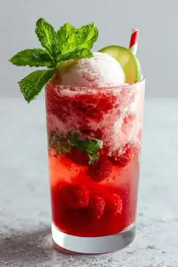 Raspberry Mint Mojito Rebel Float