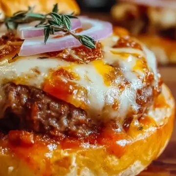 Old School Pizza Burger Easy Recipe