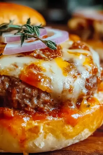Old School Pizza Burger Easy Recipe
