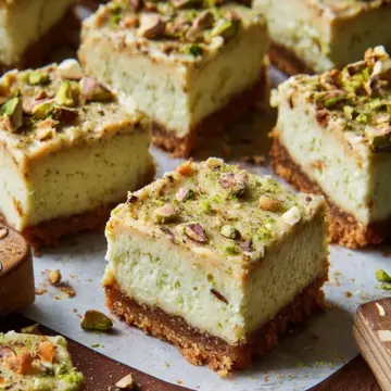 Pistachio Cheesecake Bars
