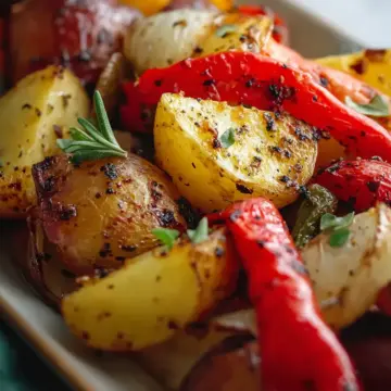 Italian Grilled Potatoes and Peppers