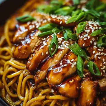 Delicious Chicken Teriyaki Noodles