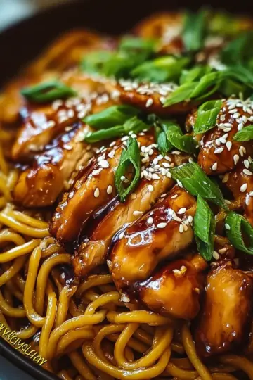 Delicious Chicken Teriyaki Noodles