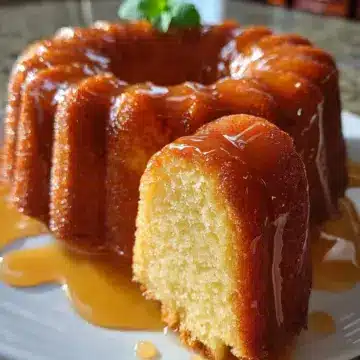 Classic Moist Bacardi Rum Cake