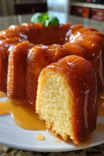Classic Moist Bacardi Rum Cake