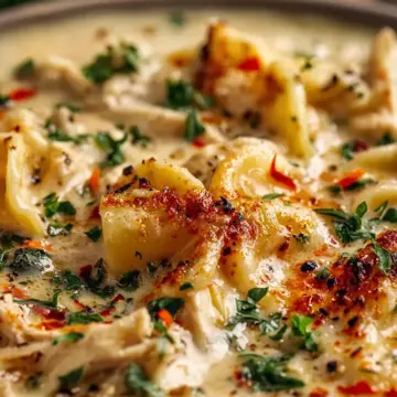 Simple Crockpot White Lasagna Soup