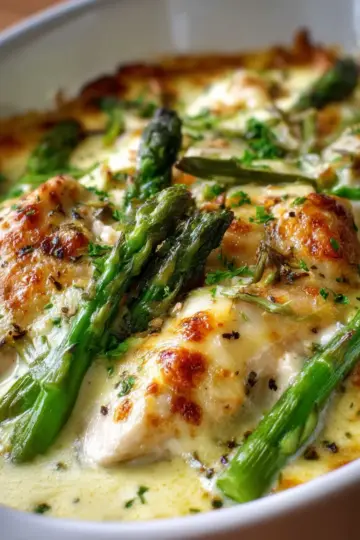 Delicious Chicken and Asparagus Keto Casserole Recipe