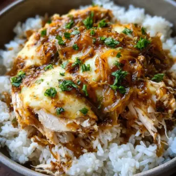 French Onion Chicken Bowls Recipe