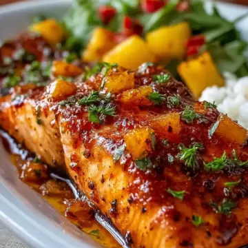 Pineapple Glazed Salmon