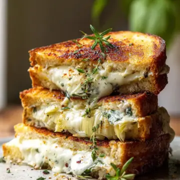 Delicious Artichoke and Mozzarella Grilled Cheese Recipe