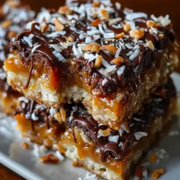 Salted Caramel Magic Bars