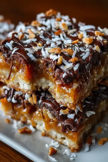 Salted Caramel Magic Bars