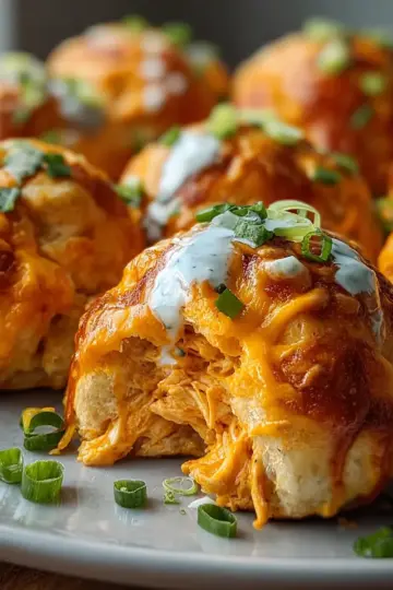 Cheesy Buffalo Ranch Chicken Bombs: Easy & Delicious Recipe