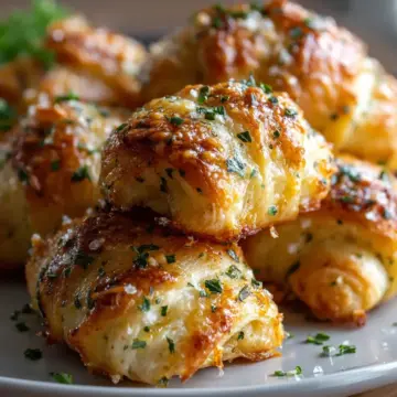 Delicious Parmesan and Herb Crescent Roll Bites Recipe