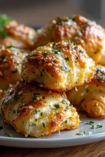Delicious Parmesan and Herb Crescent Roll Bites Recipe