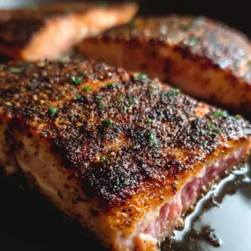 Quick Skillet Blackened Salmon