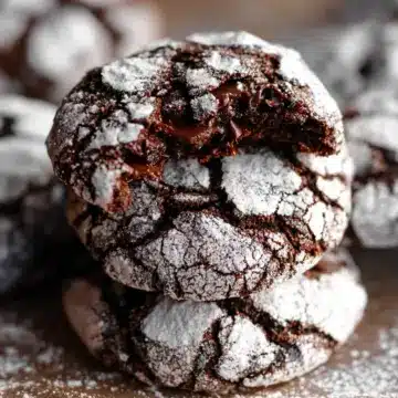 Gluten Free Chocolate Crinkle Cookies