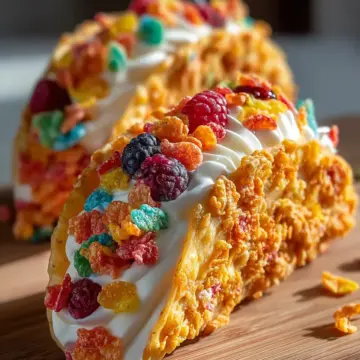 Fruity Pebbles Cheesecake Tacos: A Fun Dessert Recipe!