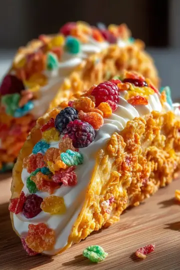 Fruity Pebbles Cheesecake Tacos: A Fun Dessert Recipe!
