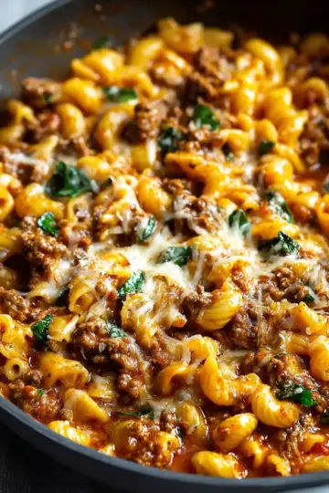 Easy One-Pot Cheesy Beef Pasta: Fast Comfort Dinner Everyone Loves