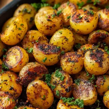Crispy Grilled Baby Potatoes