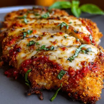 Crispy Baked Chicken Parmesan Recipe